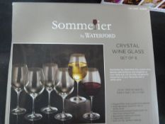 *WATERFORD WINE STEMS 6PK