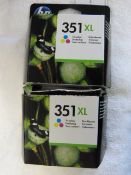 *HP 351XL COLOUR TWIN PACK