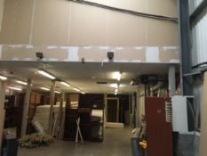 *60’ x 30’ x 10’ High, Mezzanine Floor with 2 sets of Access Stairs and Carpeting