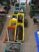 *15 Boxes of Horizontal Milling Machine Tooling etc