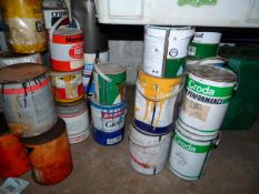 *Quantity of Full and Part Cans of Metal Primers, Paints etc