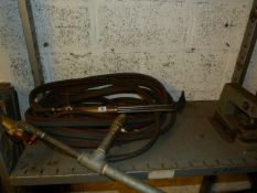 *Oxyacetylene Cutting Torch with Pipes and Gauges