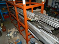 *Steel Storage Rack Containing a Stock of Stainless Steel Box Sets and Tubes