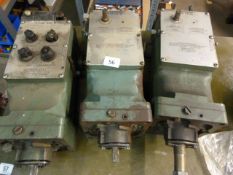*3 Woodward Type UG/8L Variable Speed Gearboxes