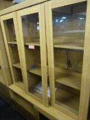 *Light Oak Display Unit and Media Unit in Light Oak Finish