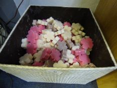 *BOX CONTAINING A LARGE QUANTITY OF SCENTED SOAPS