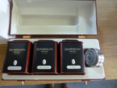 *Dammann Presentation Box containing 3 Canisters of Luxury Teas and Infuser