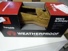 *Pair of Gent's Thinsulate Weather Proof Slippers Size 8-9