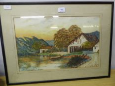 Framed Water Colour by A Selkirk 1931