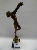 Bronze Deco Figurine - Signed