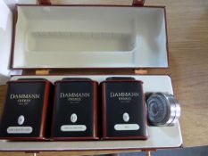 *Dammann Presentation Box containing 3 Canisters of Luxury Teas and Infuser
