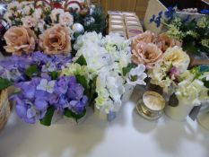 *21 Dried Flower Arrangements in Decorative Vases and Jars