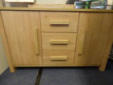 *LIMED OAK SIDE BOARD