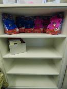 *OPEN FRONTED WHITE BOOKCASE