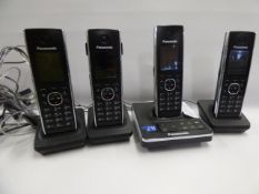 *Panasonic 4 Piece Cordless Telephone Set with Answer Phone