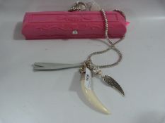 *Decorative Necklace with Tassel Skull & Diamante RRP £85