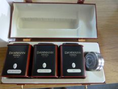 *Dammann Presentation Box containing 3 Canisters of Luxury Teas and Infuser