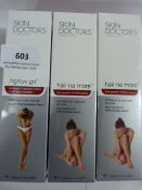 *120ml Skin Doctors In Grow Go & 2 x 150ml of Skin Doctors Hair No More