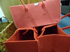 *3 FELT BAGS