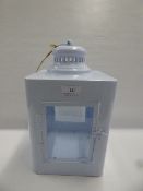 *POWDER BLUE CANDLE LANTERN