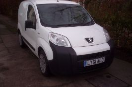 PEUGEOT VAN REG: LT61AGO Mileage: 91910