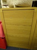 *Chest of 3 Drawers in Light Oak Finish