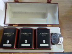 *Dammann Presentation Box containing 3 Canisters of Luxury Teas and Infuser