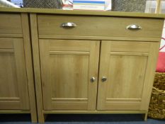 *SIDE BOARD UNIT WITH DRAWER OVER CUPBOARD
