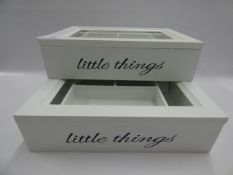 *2 LITTLE THINGS JEWELLERY BOXES