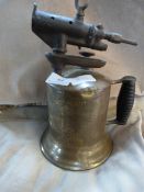 Early Brass Blow Lamp