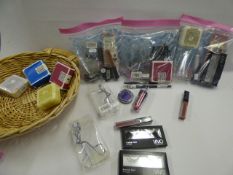 *5 GIFT BAGS CONTAINING ASSORTED COSMETICS ECT