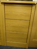 *Chest of 3 Drawers in Light Oak Finish