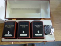 *Dammann Presentation Box containing 3 Canisters of Luxury Teas and Infuser