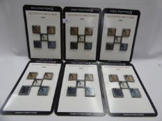 *6 MAX-FACTOR 5 PACK EYE SHADOW KITS