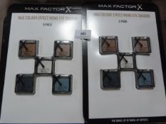 *4 Packs of 5 Max Factor Eye Shadows