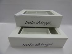 *2 LITTLE THINGS JEWELLERY BOXES