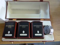 *Dammann Presentation Box containing 3 Canisters of Luxury Teas and Infuser