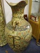 Large Oriental Vase with Damage