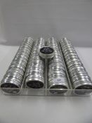 *64 TINS OF MENS SHAVE SANDLEWOOD WITH OLIVE OIL SOAP