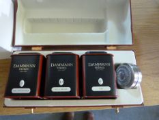 *Dammann Presentation Box containing 3 Canisters of Luxury Teas and Infuser