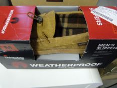 *Pair of Gent's Thinsulate Weather Proof Slippers Size 8-9
