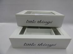 *2 LITTLE THINGS JEWELLERY BOXES