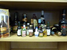 Assorted Cream Liquors - Wines - Brandy -  Miniatures etc