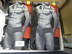 *2 Packs of 4 Pringle Briefs Size Small