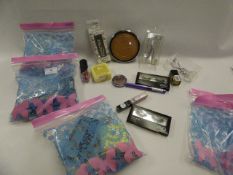 *5 BAGS CONTAINING ASSORTED MIXED COSMETICS