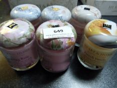 *6 H & H Scented Candles