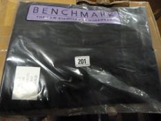*Box containing 15 Pairs of Bench Mark Style T25 Black Work Trousers Size 36 S