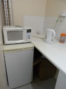 *Contents of Canteen which include Kettle - Microwave- Undercounter Refrigerator