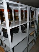 *2 Bays of Grey Adjustable Shelving