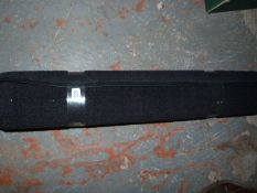 4 x 3 Black Rubber Backed Washable Cotton Industrial Doormat